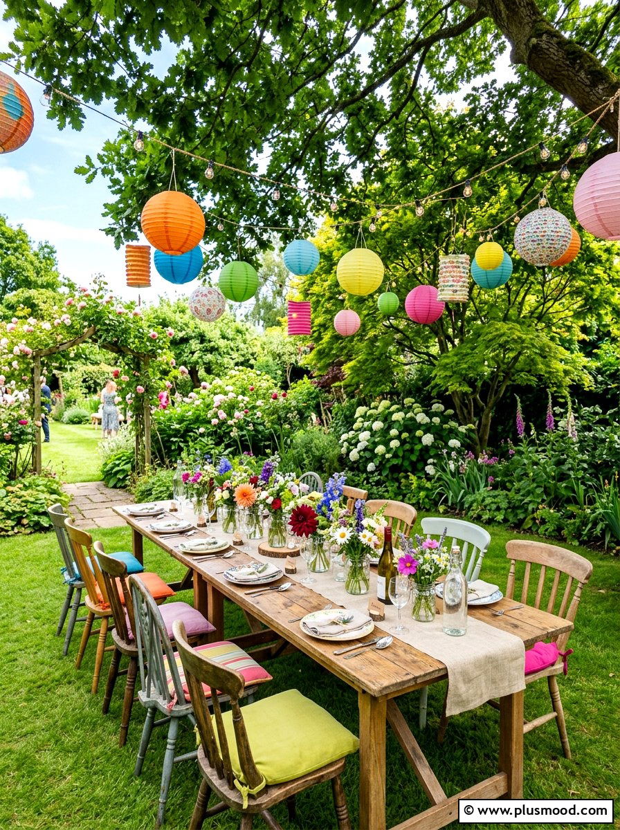 Garden Party Table - 25 summer casual backyard entertaining ideas