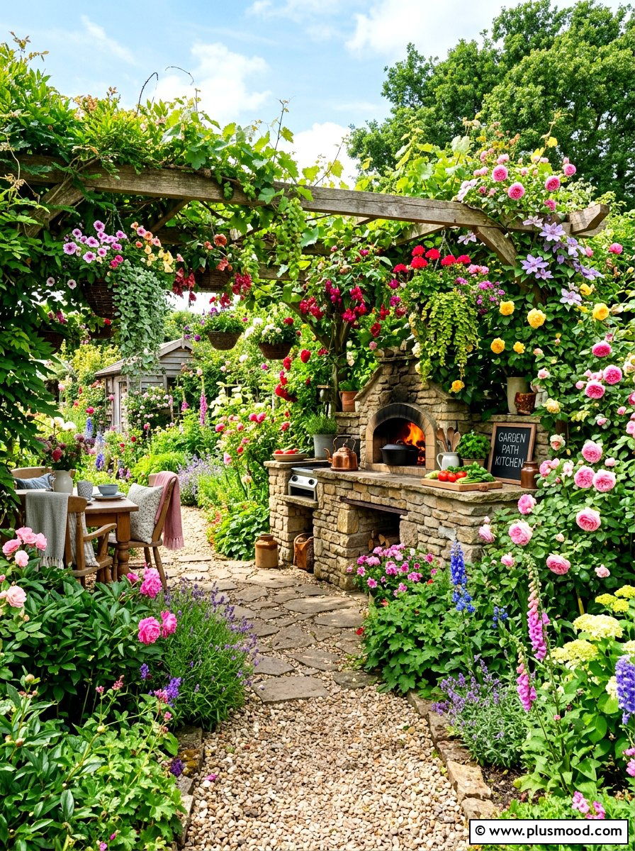 Garden Path Kitchen - 25 summer kitchen ideas