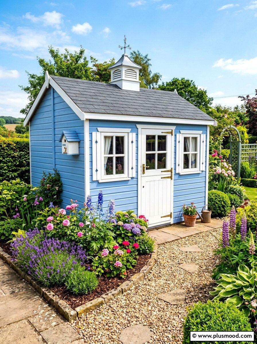 Garden Shed Exterior - 25 summer cottage landscaping ideas
