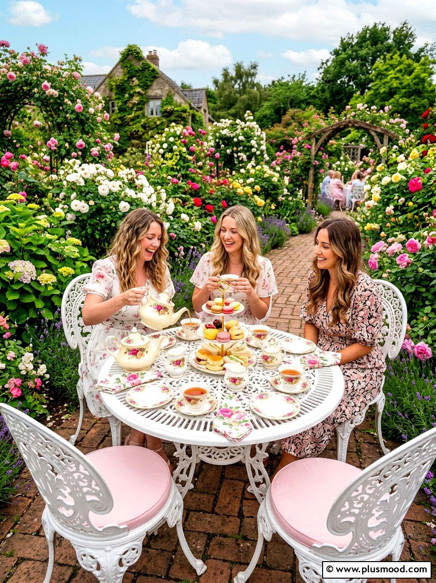 Garden Tea Party - 25 summer easy outdoor entertaining ideas