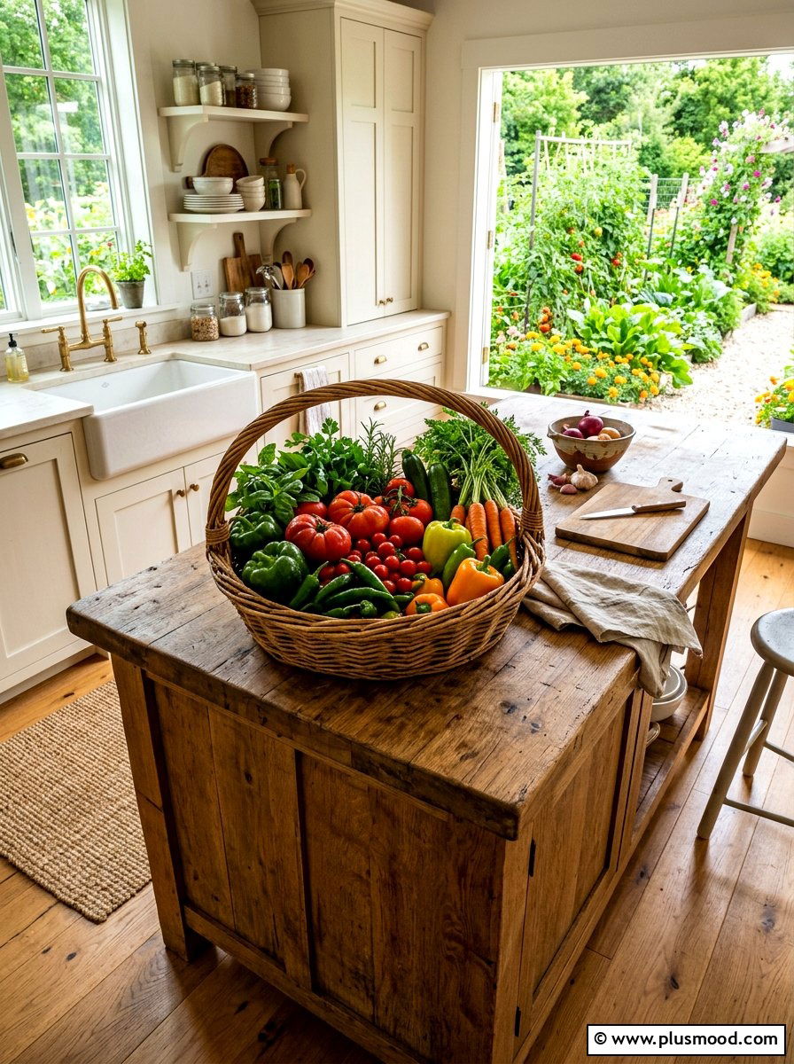 Garden To Table Kitchen - 25 summer kitchen island decor ideas