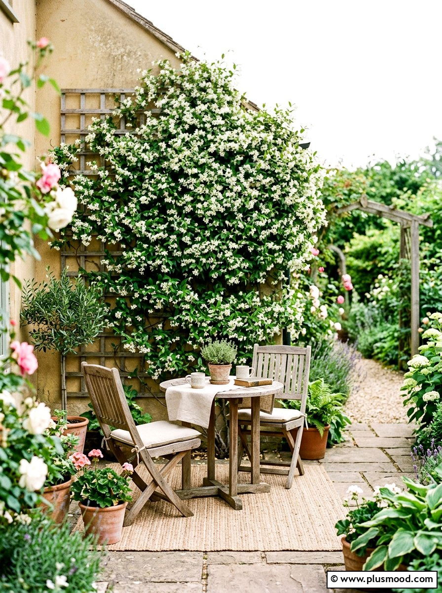 Garden Trellis Wall - 25 cheap summer patio ideas