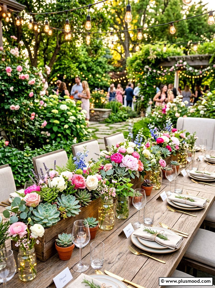 Garden party centerpieces - 25 summer brunch party ideas for summer