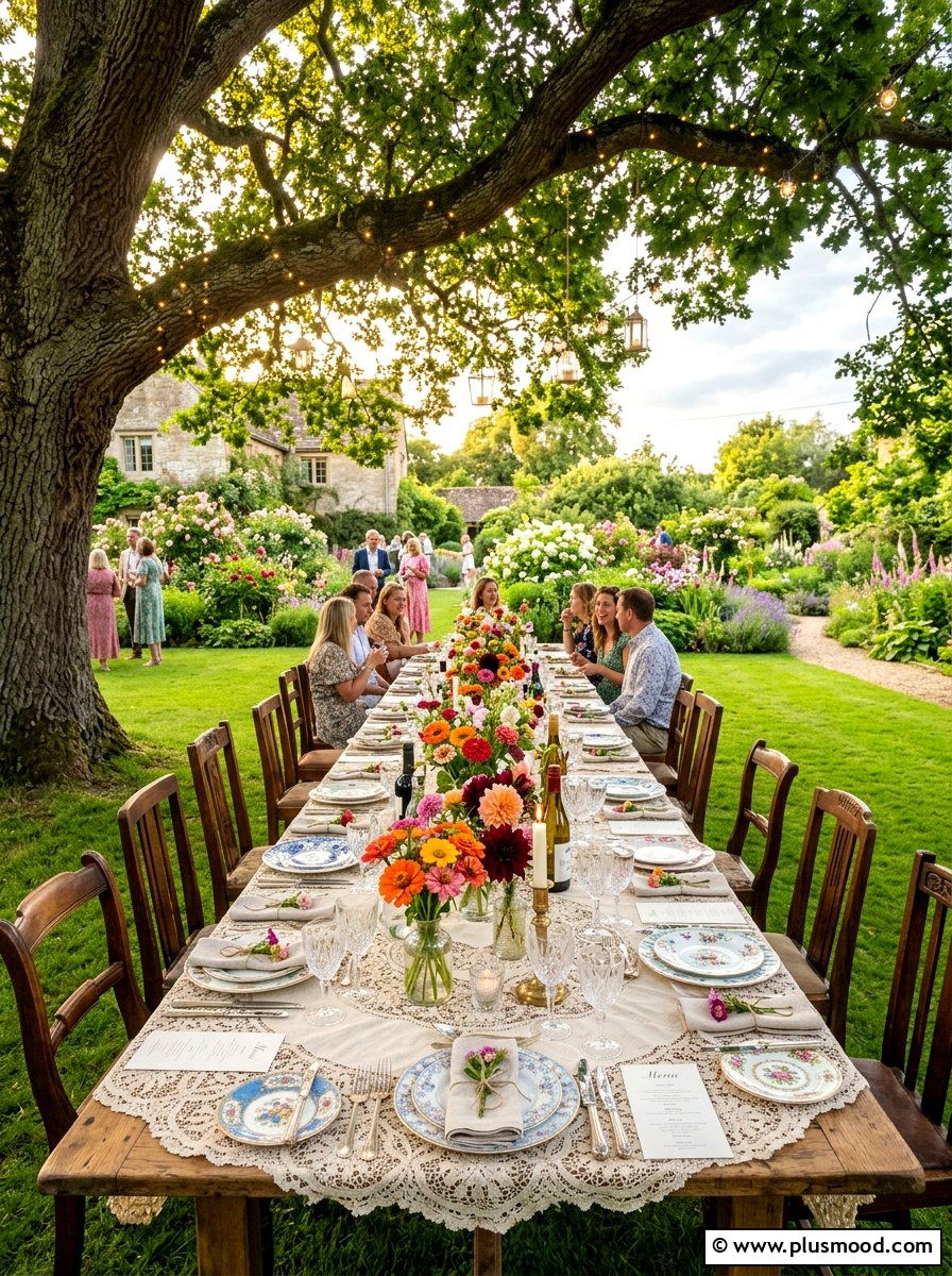 Garden party dinner table - 25 summer dinner party table ideas