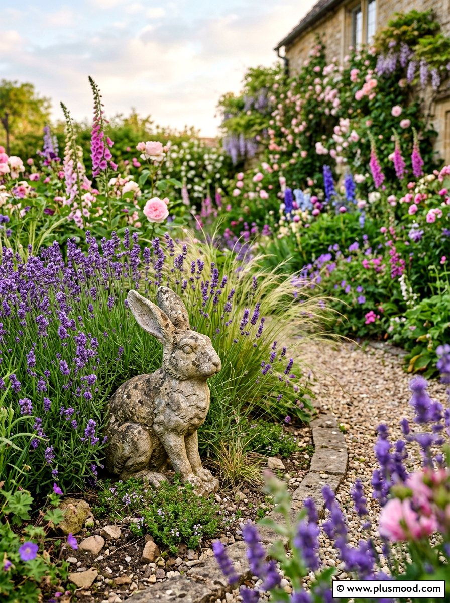 Garden statues - 25 summer garden decor ideas