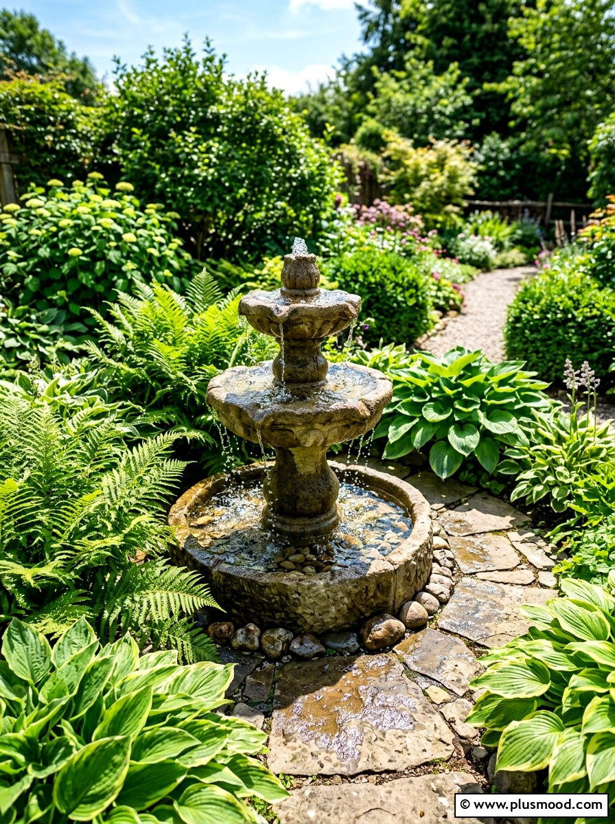 Garden water feature - 25 summer landscape design ideas