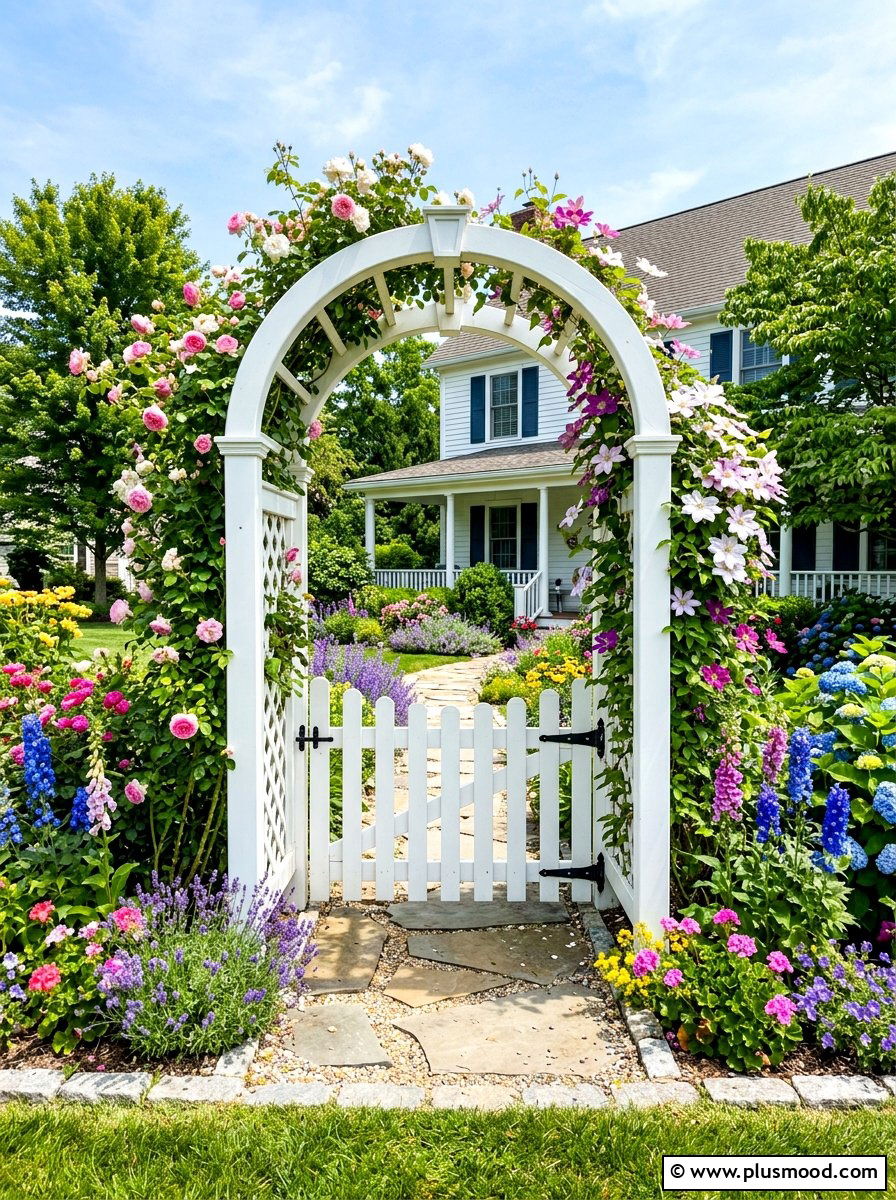 25 Summer Garden Arch Ideas for a Dreamy Backyard Entry