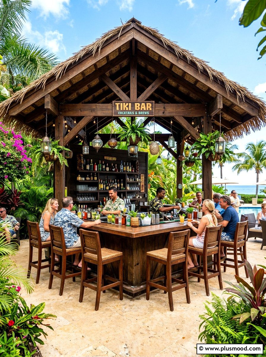 Gazebo With Bar - 25 summer backyard gazebo ideas