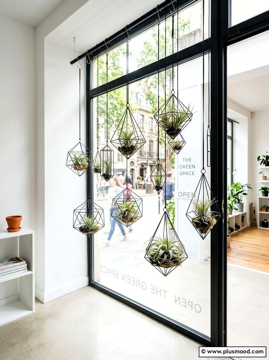 Geometric Hanging Planter - 25 summer boho planter ideas