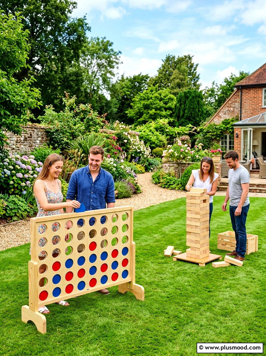Giant Lawn Games - 25 summer kid friendly outdoor party ideas