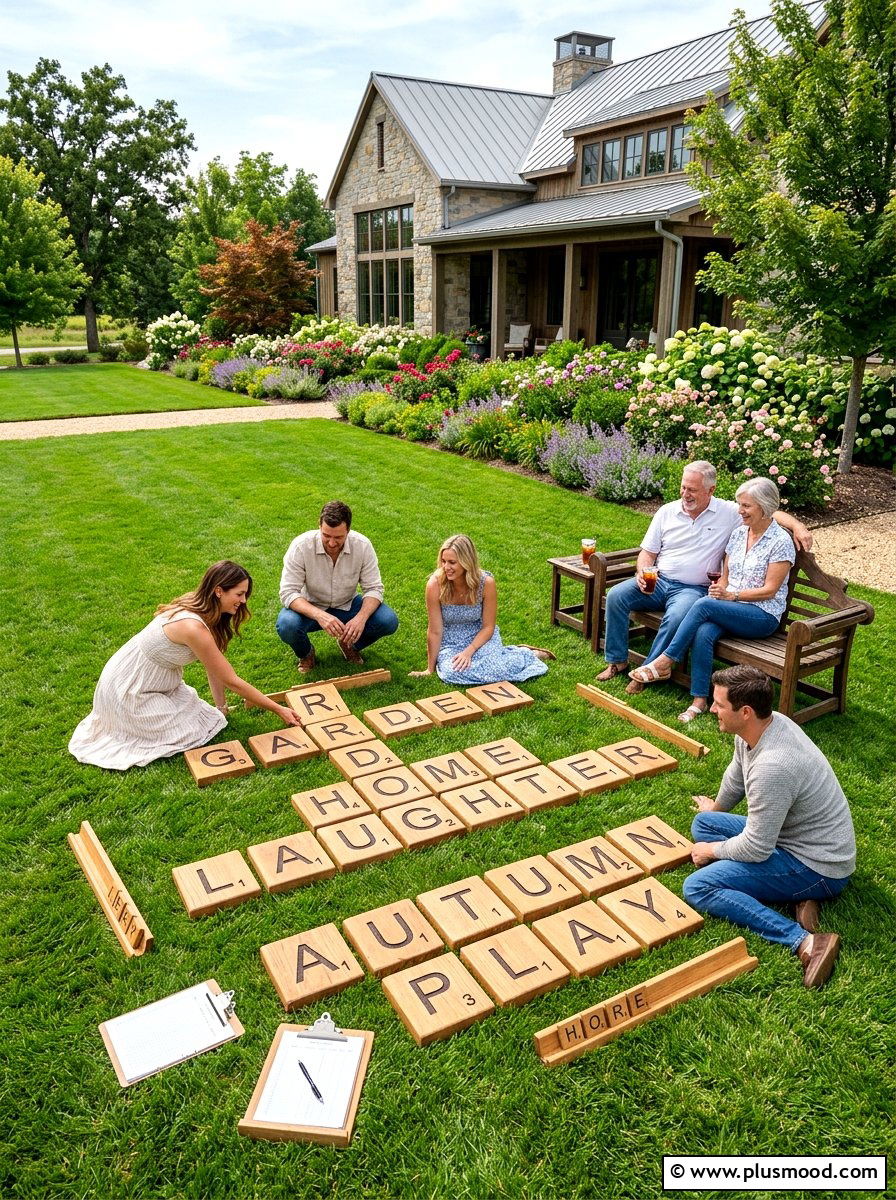 Giant Lawn Games - 25 summer backyard family fun ideas