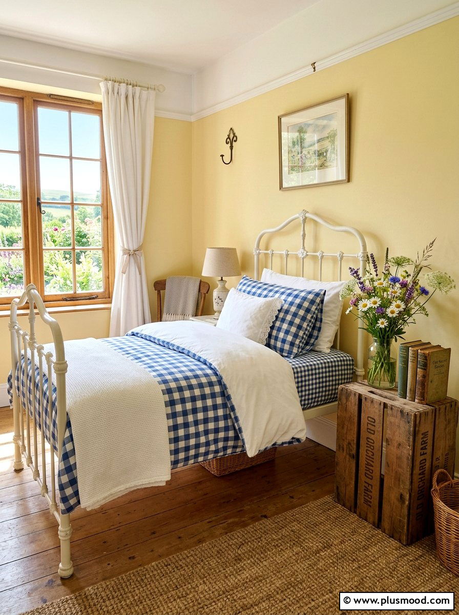 Gingham Check Bedding - 25 summer bedding ideas