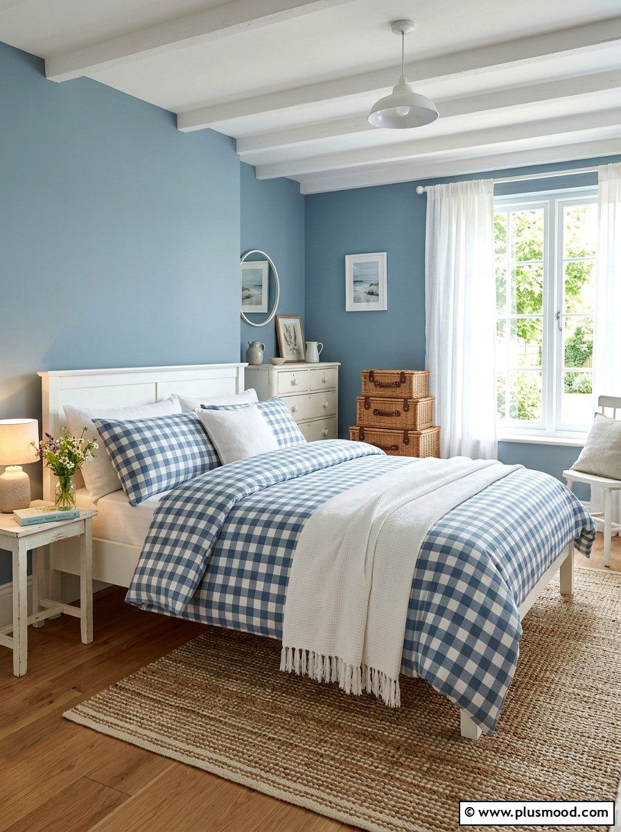 Gingham Summer Duvet Styling - 25 summer duvet styling ideas