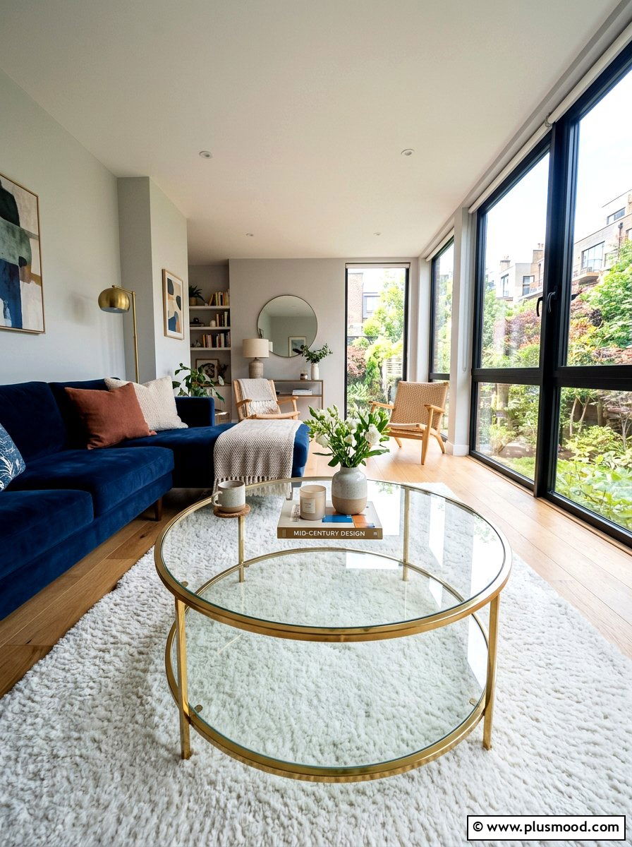 Glass Coffee Table Living Room - 25 summer living room ideas