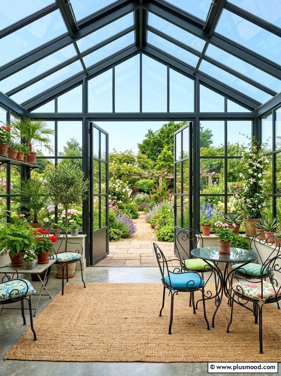 Glass Door Sunroom - 25 light and airy summer decor ideas