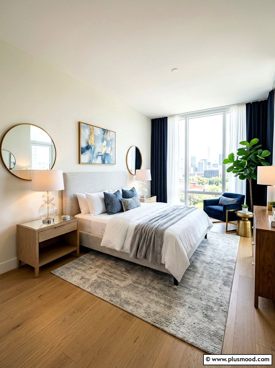 Glass Lamps - 25 best summer bedroom ideas