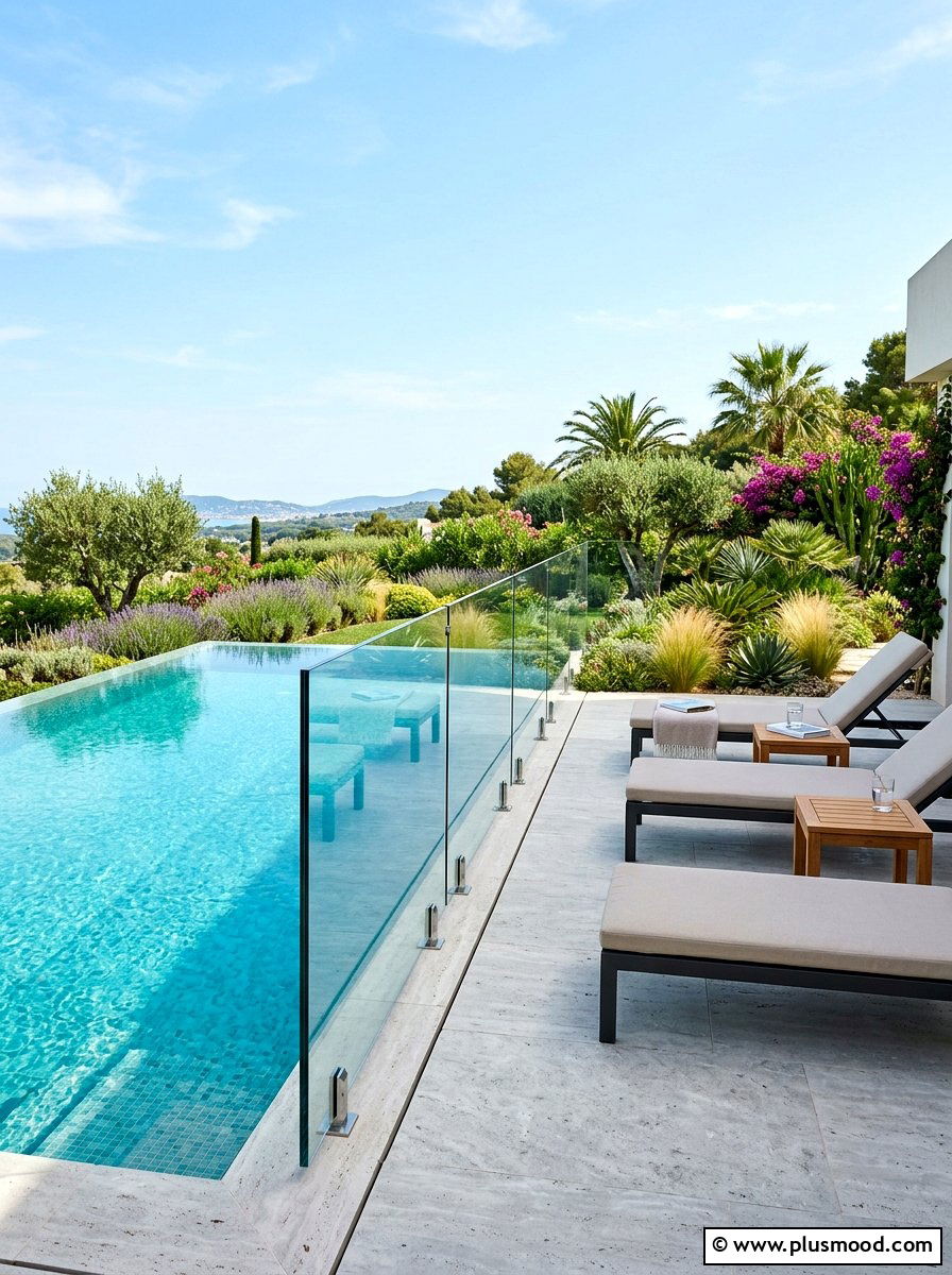 Glass Pool Fence Design - 25 summer pool patio ideas