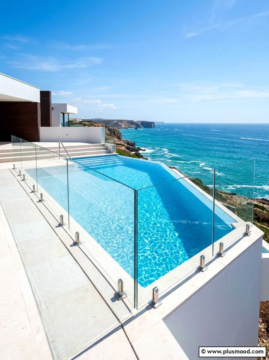 Glass Pool Fencing - 25 summer coastal pool area ideas