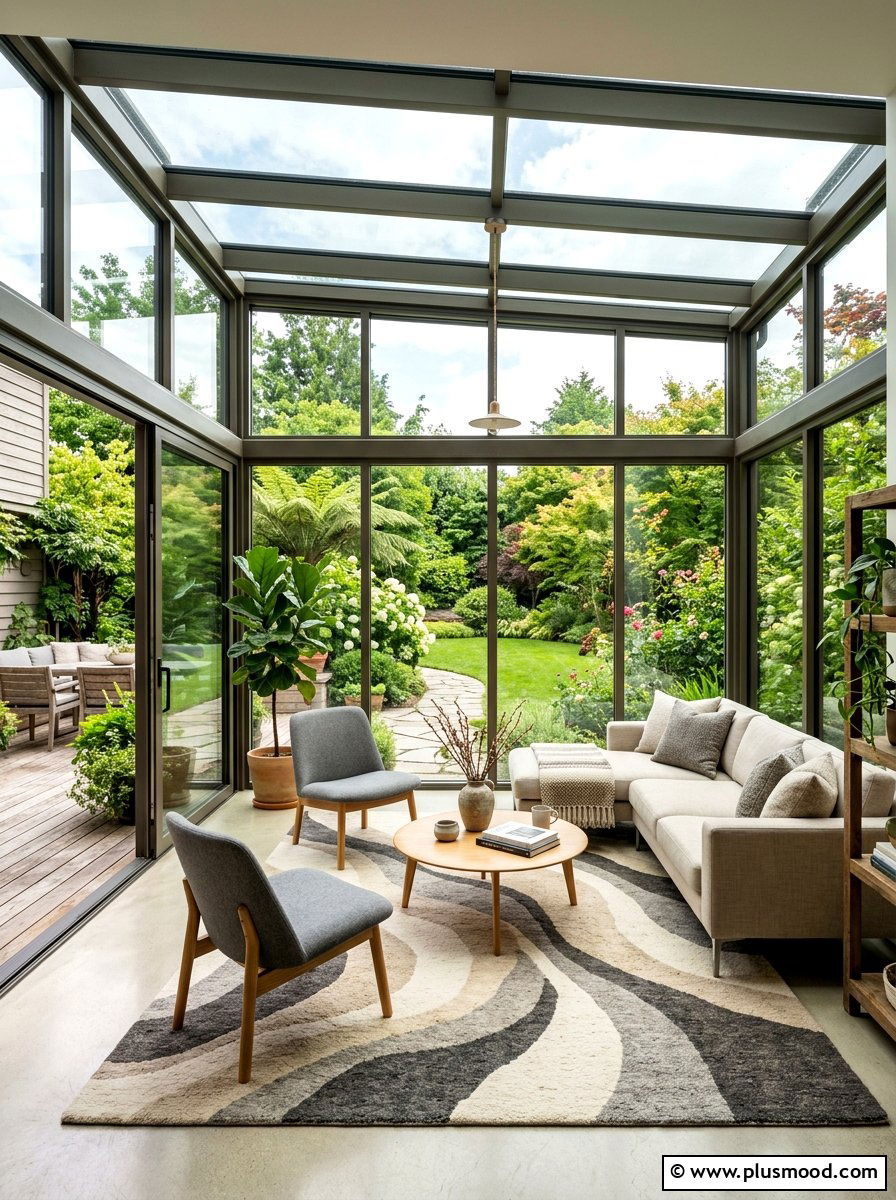 Glass Sunroom Interior - 25 summer home styling ideas