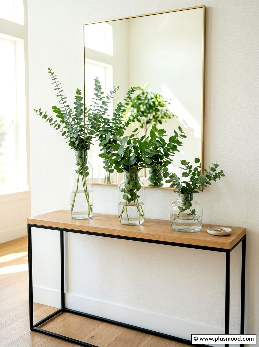 Glass Vase Arrangement - 25 summer interior decor ideas