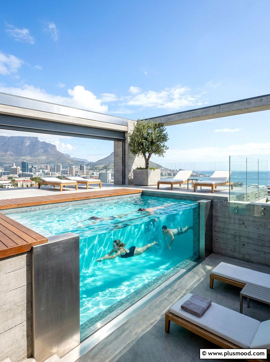 Glass Wall Pool - 25 summer pool ideas