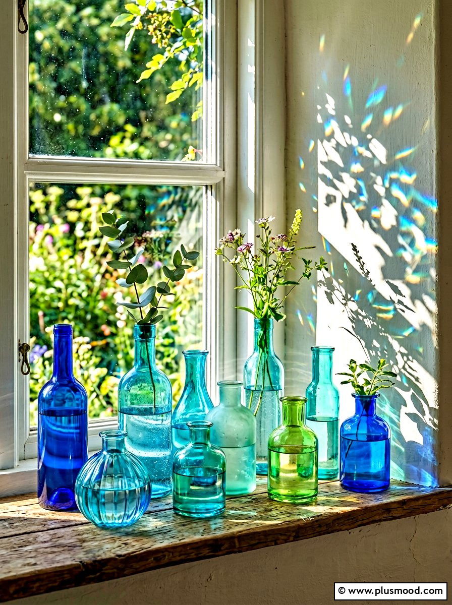 Glass vase collection - 25 simple summer decorating ideas