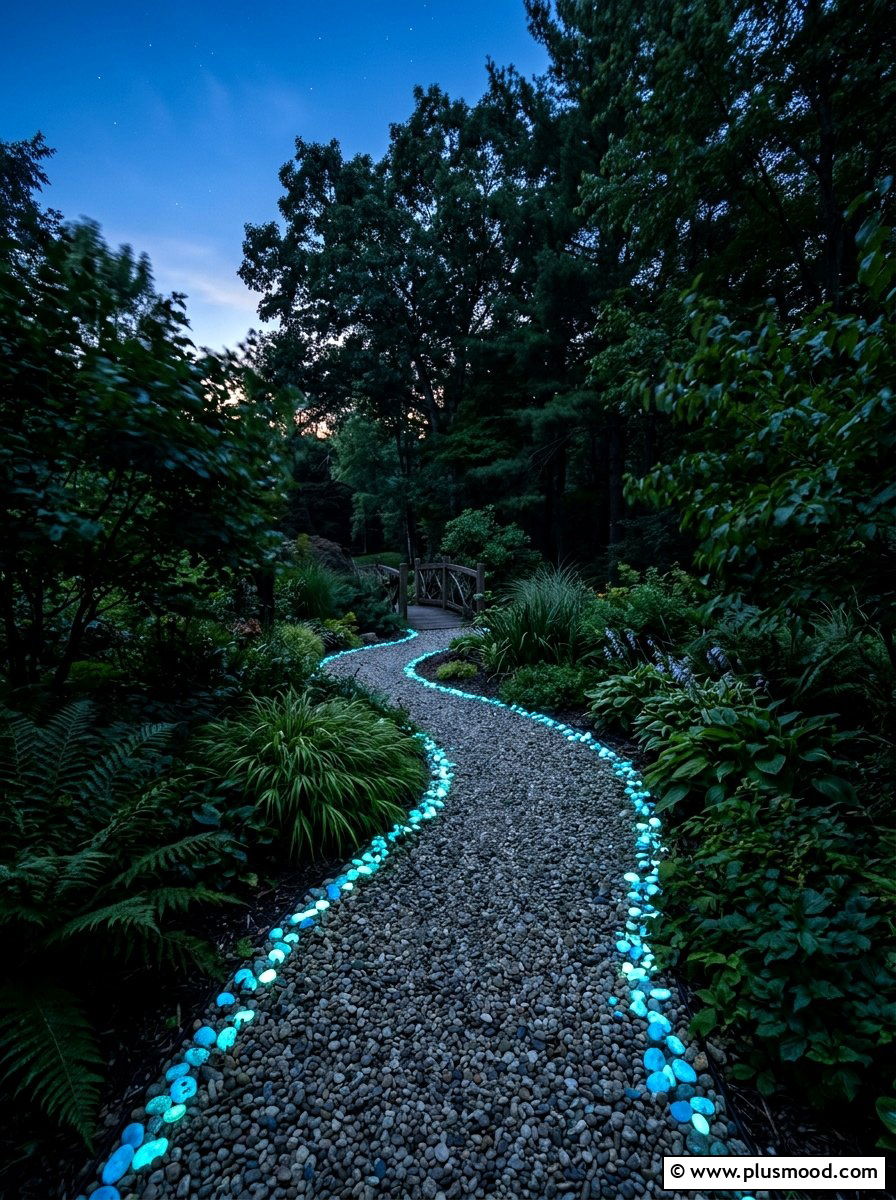 Glow in the dark stones - 25 painted rock ideas for outdoor decor