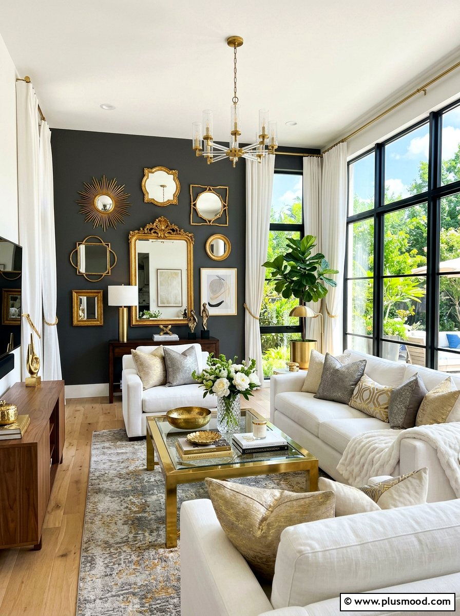 Gold Decor Gray Living Room - 25 summer decor ideas for gray living room