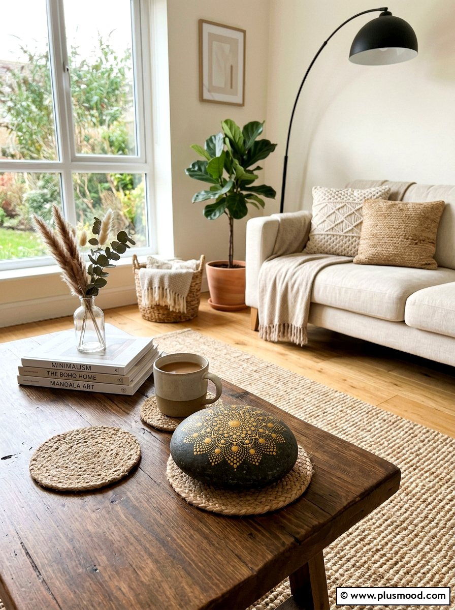 Gold Mandala Stone - 25 painted rock ideas with metallic paint