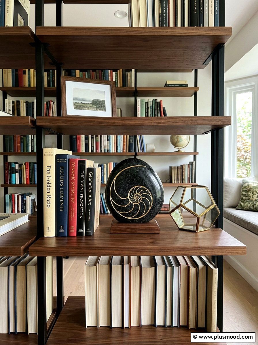 Golden Ratio Spiral Rock - 25 painted rock ideas for mindfulness