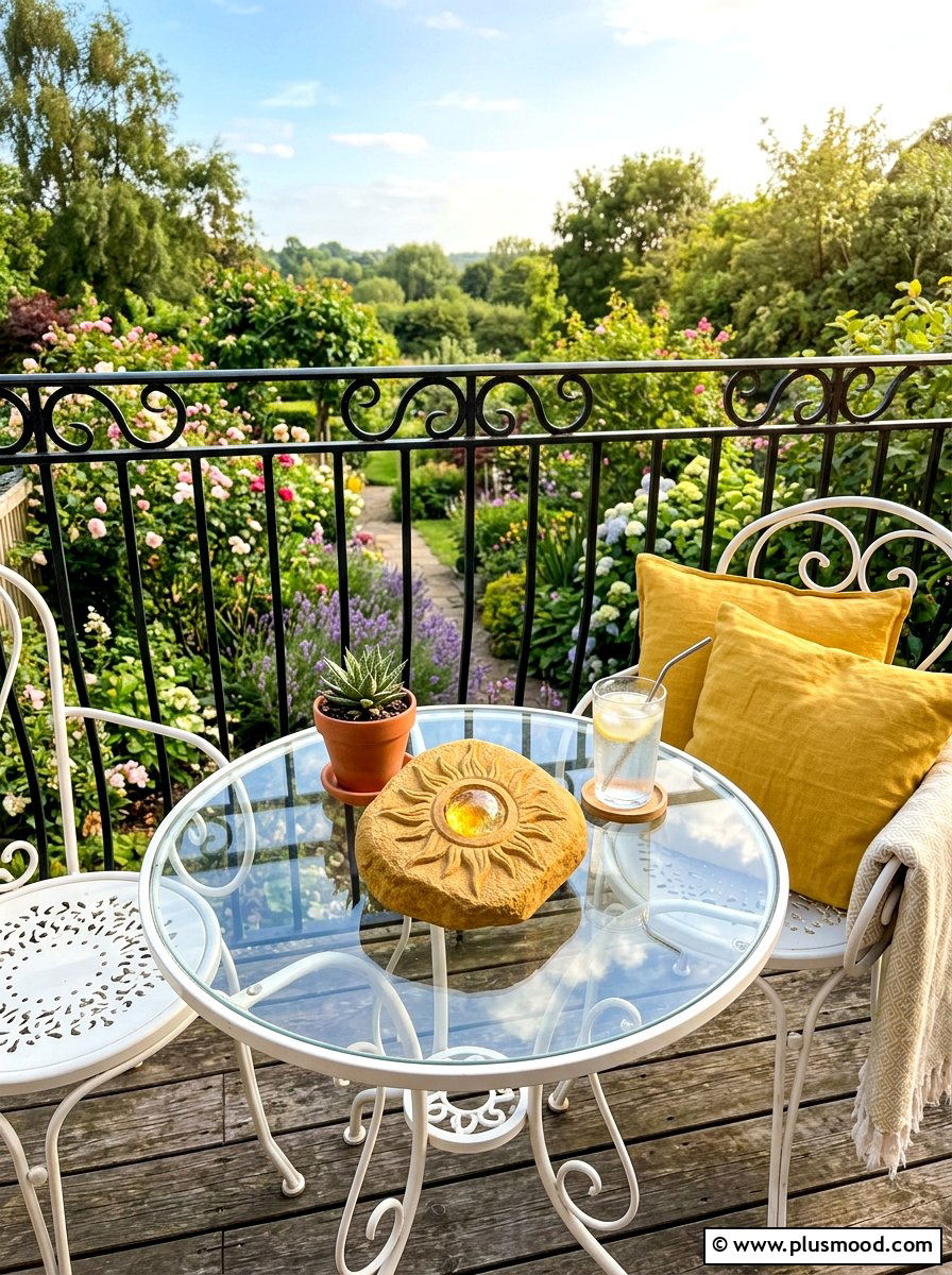 Golden Sun Rock - 25 painted rock ideas for summer decor
