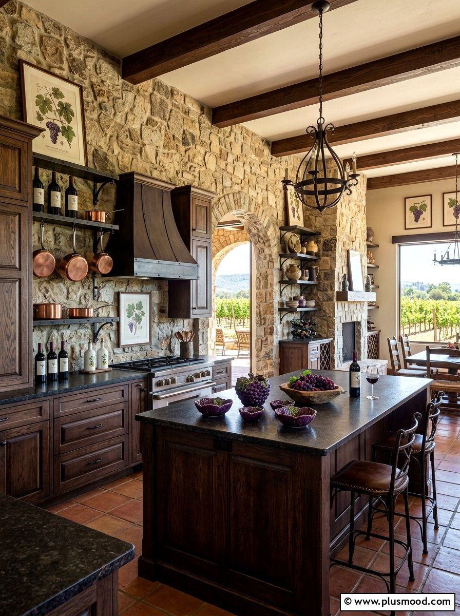 Grape vineyard kitchen - 25 summer fruit themed kitchen decor ideas