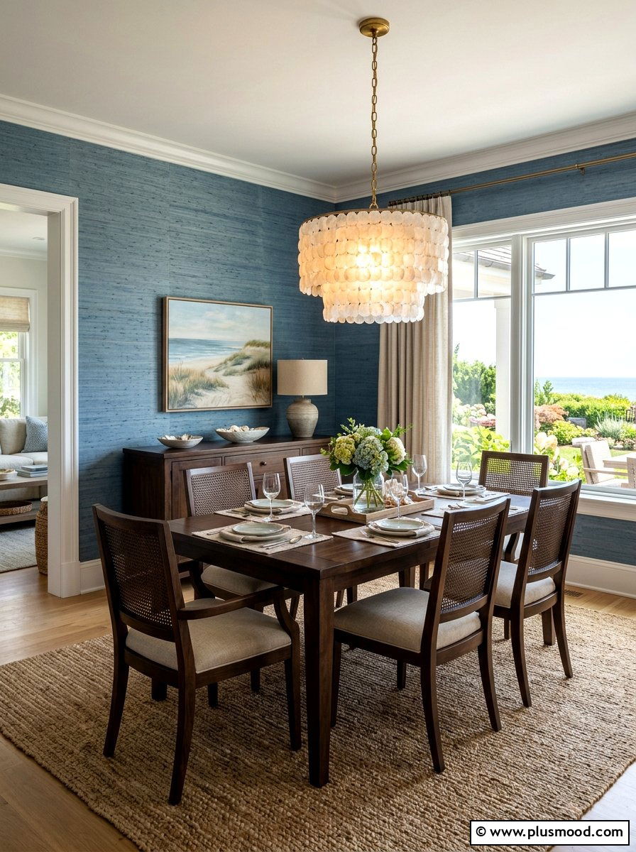 Grasscloth Wallpaper Coastal Room - 25 summer coastal decor ideas