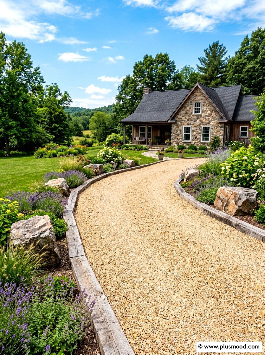 Gravel Driveway Landscaping - 25 summer driveway landscaping ideas
