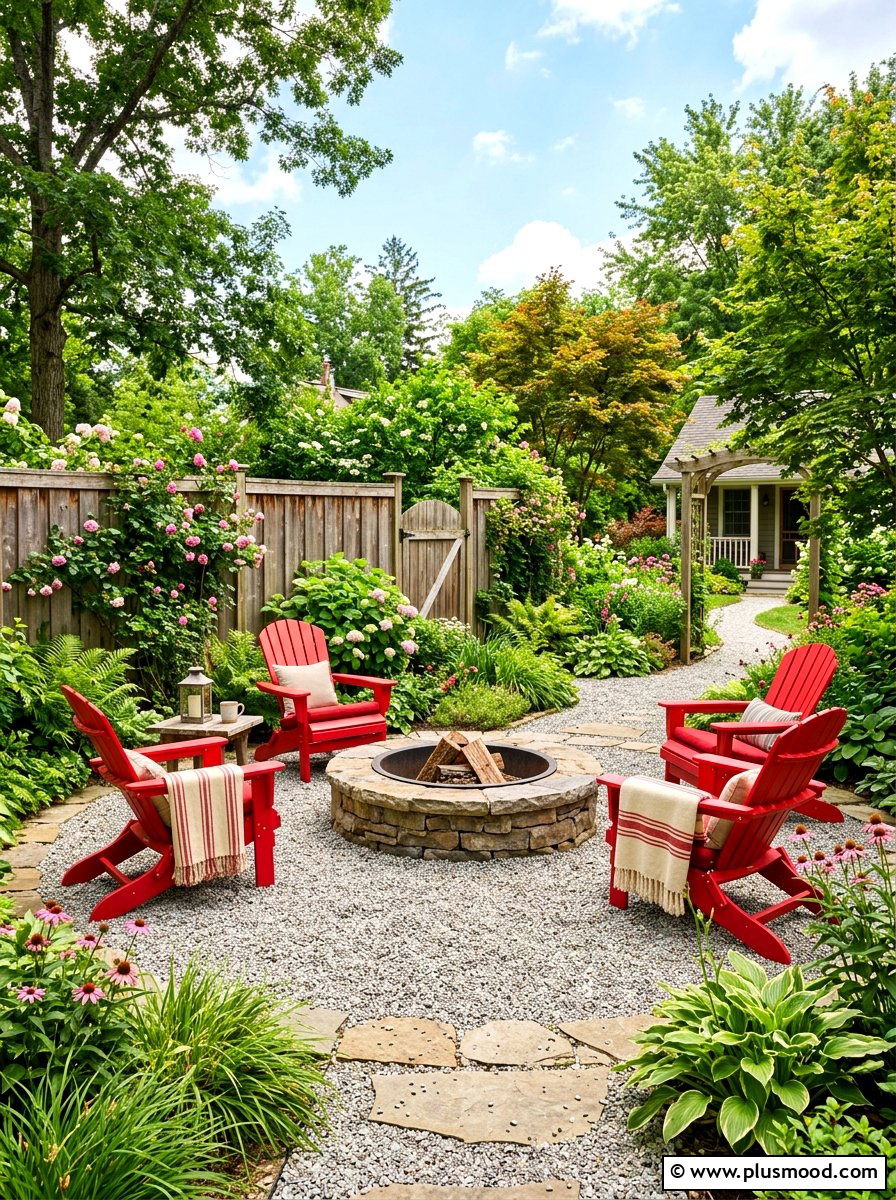 Gravel Fire Pit Patio - 25 summer fire pit entertaining ideas