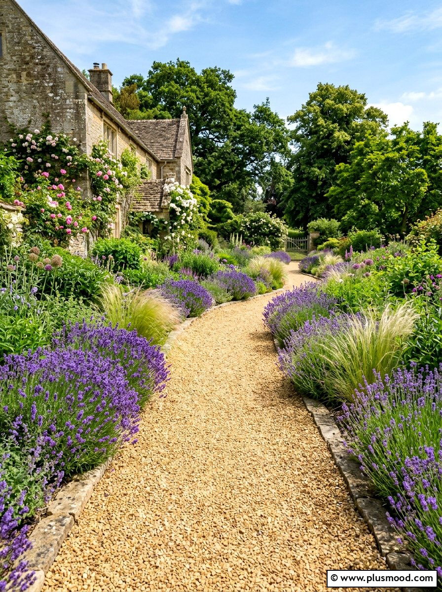 Gravel Garden Walkway - 25 summer English garden ideas
