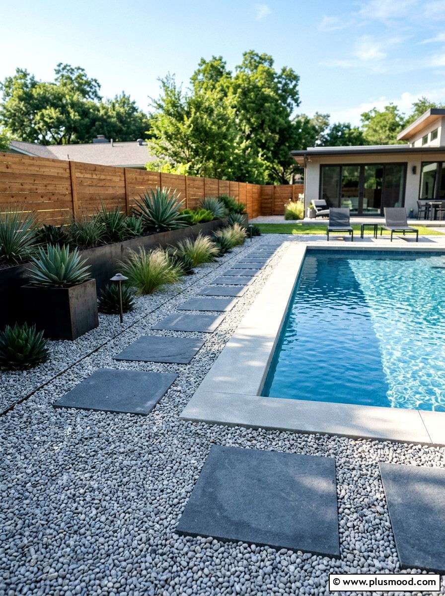 Gravel Landscaping Around Pool - 25 Pool Landscaping Ideas