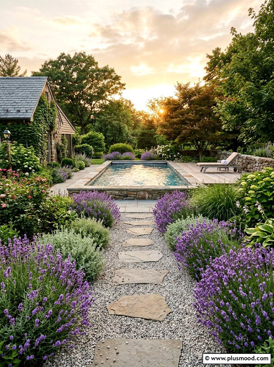 Gravel Path For Endless Pool - 25 pool landscaping ideas for endless pools