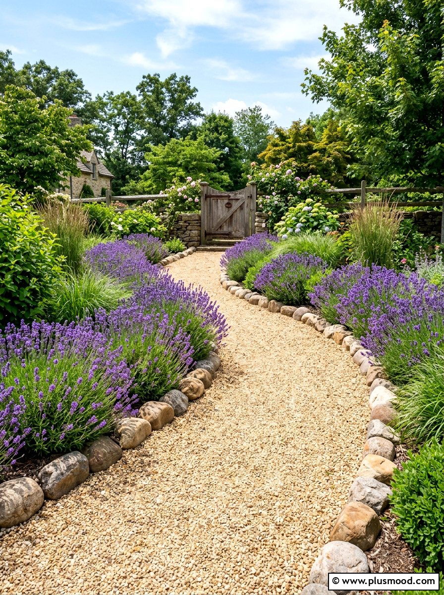 Gravel Path Landscape - 25 summer garden ideas on a budget