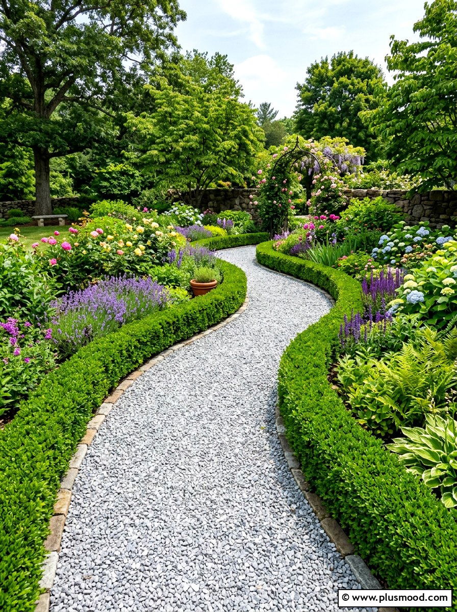 Gravel Pathway - 25 summer sensory garden ideas