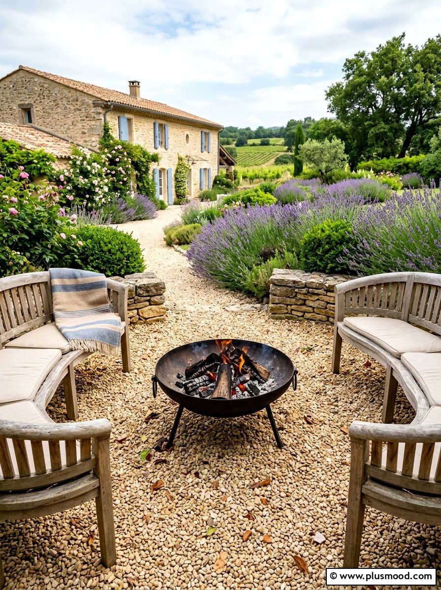 Gravel Patio Fire Pit - 25 summer patio fire pit ideas