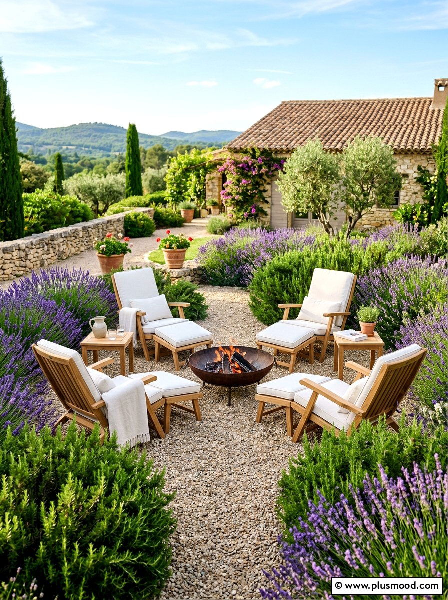 Gravel Patio Seating Area - 25 summer backyard lounge ideas