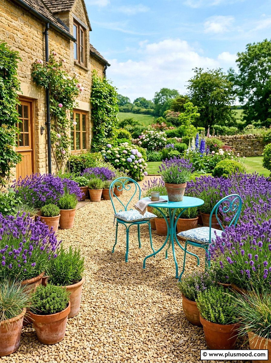 Gravel Patio With Bistro Set - 25 summer backyard retreat ideas