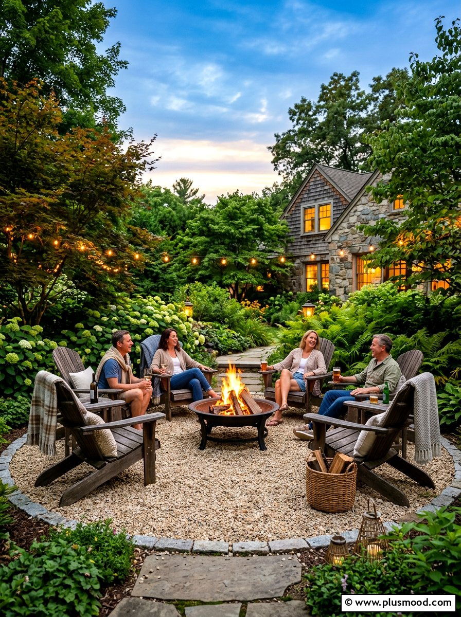 Gravel Patio With Fire Pit - 25 trending summer garden ideas