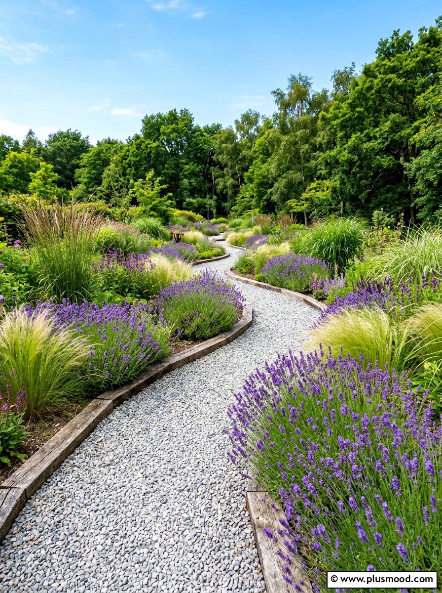 Gravel Walkway Path - 25 budget summer garden ideas