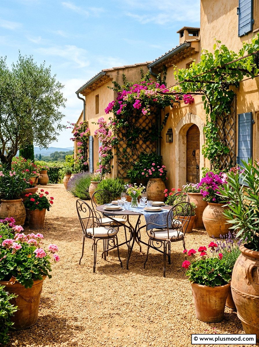 Gravel courtyard - 25 small backyard ideas with gravel