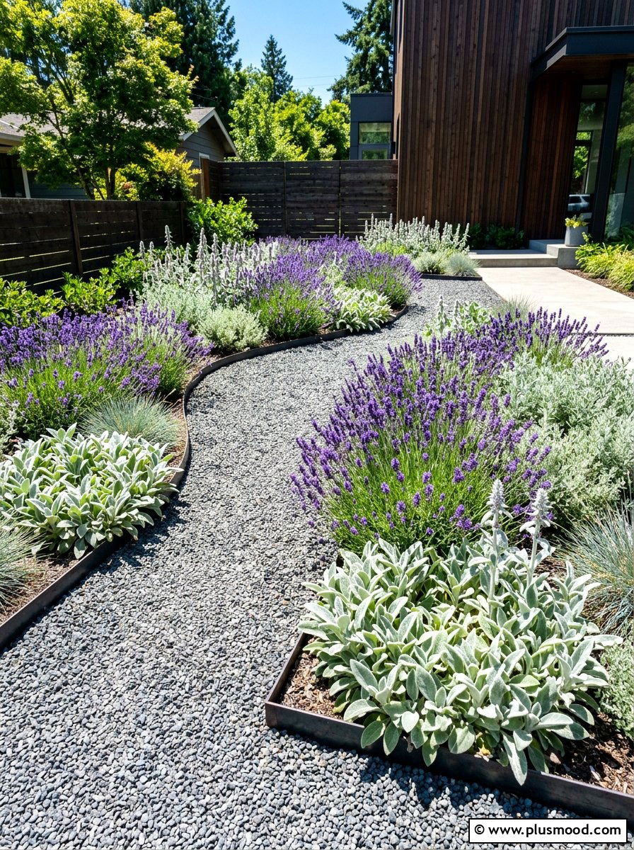Gravel garden bed - 25 summer full sun garden ideas