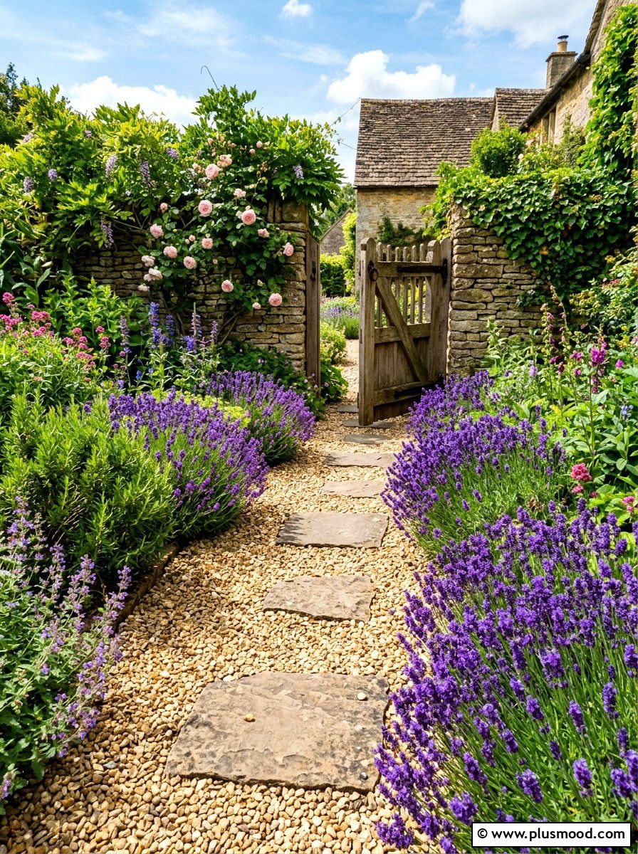 Gravel garden path - 25 summer curb appeal ideas