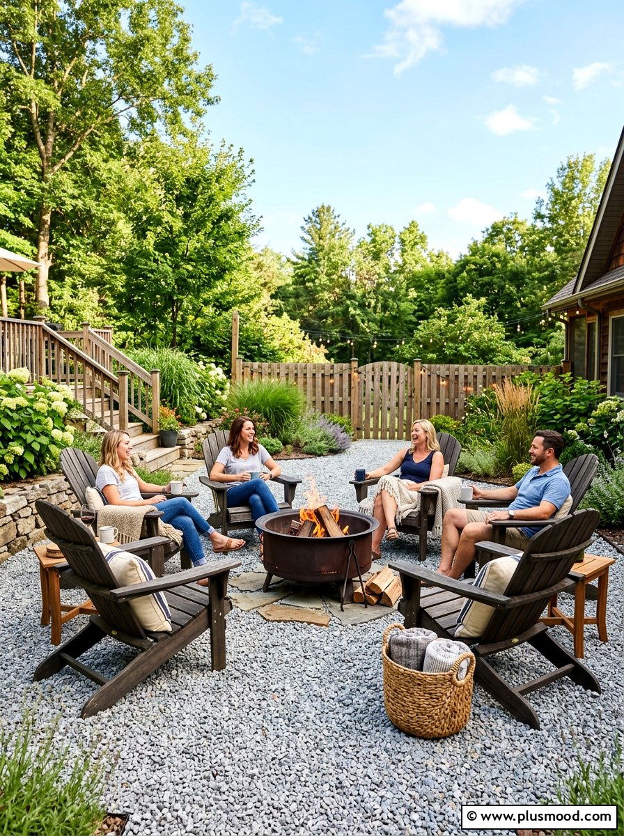 Gravel patio seating - 25 summer garden ideas for small spaces