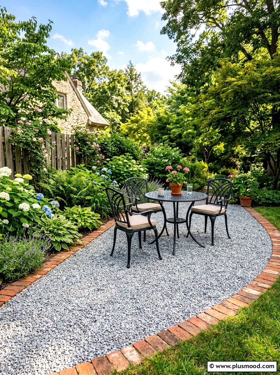Gravel patio space - 25 late summer backyard ideas